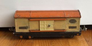 Lionel Prewar 814 Automobile Furniture Box Car (rough Brass Trim)