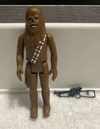 Star Wars Vintage Kenner 1977 Chewbacca Blaster Taiwan Tight Limbs