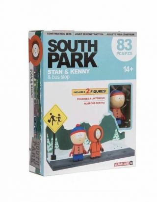Bus Stop Mcfarlane South Park Stan Kenny Building Set Southpark