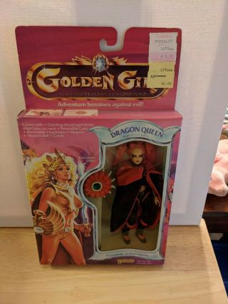 1984 Galoob Golden Girl Dragon Queen Action Figure Mib