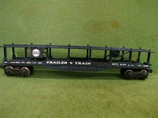 Lionel Train 6 - 9125 N&w Trailer Train 2 Tier Auto Carrier Blue.