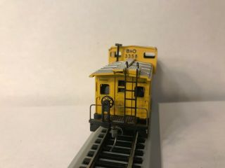 HO Athearn Blue Box Wide Vision Caboose Chessie System,  B&O 3358 2