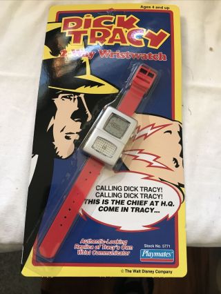 Vintage 1990 Dick Tracy 2 - Way Wristwatch - In Package