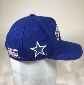 vintage Pro Line Authentic Dallas Cowboys Logo Athletics Snapback Hat Cap 2