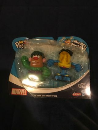 Playskool Mr.  Potato Head Marvel Mixable Mashable Heroes As Hulk And Wolverine