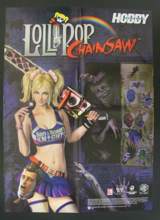 2012 Hc / Kadokawa Games Lollipop Chainsaw,  The Last Of Us Double - Sided Poster