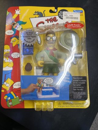 The Simpsons Scout Leader Ned Flanders World Of Springfield Figure Playmates Nib