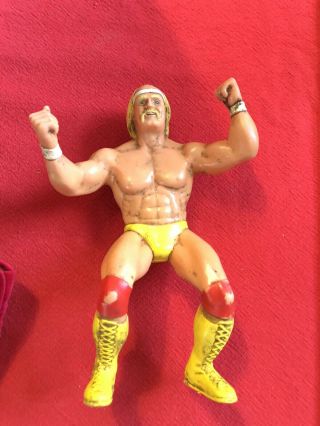 Vintage Wwf Hulk Hogan Action Figure Doll/toy 1984