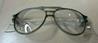 Nos American Optical Ao Aerosite Aviator Safety Glasses Side Shields Z87 5 - 3/4 "