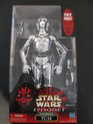 Star Wars Episode1 Kb Toys Exclusive Electronic 12 Inch Tc - 14 In The Box