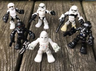 Star Wars Galactic Heroes Imperial Forces 6 Pack Shadow Sand Scout Snow Trooper