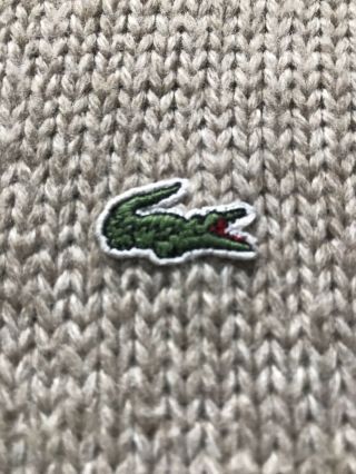 Vintage LACOSTE Sweater/Cardigan/Women’s 10/France/Alligator/Crocodile Logo 2