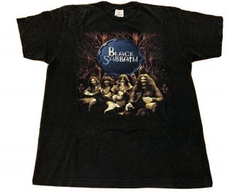 Vintage Black Sabbath T - Shirt Size Mens Large 1999 Reunion Concert Tour Tee