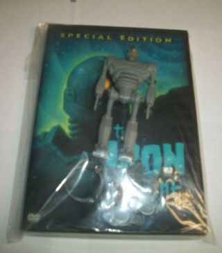 The Iron Giant Dvd Special Edition,  Metal Keychain,  4.  5 Inch Promo Figure