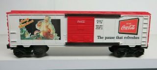 K&d K - Line Coca - Cola Christmas Box Car 6447 (pre - Owned)