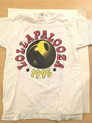 Vintage Lollapalooza 1995 T Shirt Large Sonic Youth Hole Cypress Hill Beck Sinea