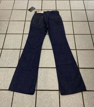Vintage Boys Jeans Bell Bottom Hippy 26 X 29.  5 Disco Flare 1970s 16 Slim