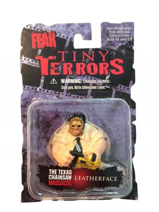 Cinema Of Fear Tiny Terrors Texas Chainsaw Massacre Leatherface Figure Mezco