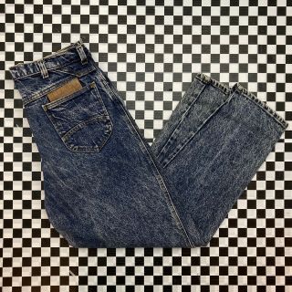 Vtg 80s 90s Bugle Boy Usa Acid Wash Denim Jeans Pants Mens 34x30 Blue Rare