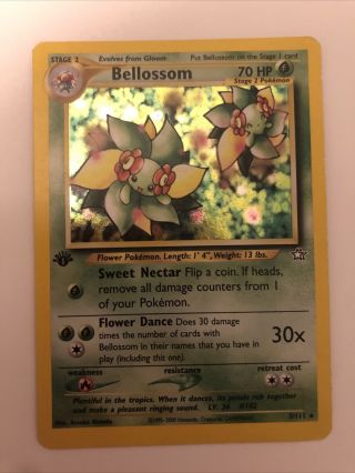 2000 Bellossom Holo 1st Edition - Pokemon Neo Genesis 3/111
