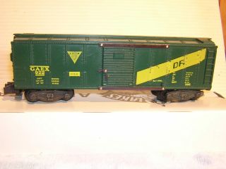 922 Org.  American Flyer G.  A.  E.  X.  General Box Car With Stamp Decal