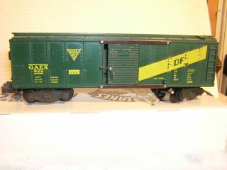 922 ORG.  AMERICAN FLYER G.  A.  E.  X.  GENERAL BOX CAR WITH STAMP DECAL 2