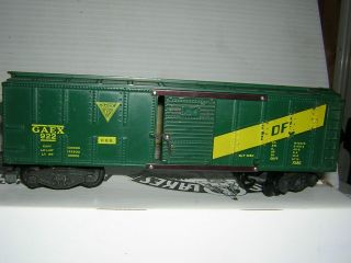 922 ORG.  AMERICAN FLYER G.  A.  E.  X.  GENERAL BOX CAR WITH STAMP DECAL 3