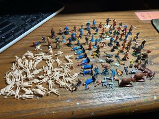 Ho Scale Figures / People - 149 Total - Some Painted Some Not