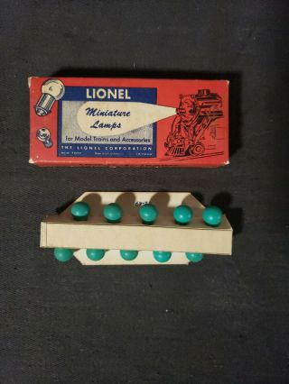 Lionel 19 (g) Miniature Lamps Box Of 10 With Insert