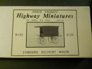 Jordan Products Highway Miniatures W - 102 Standard Delivery Wagon