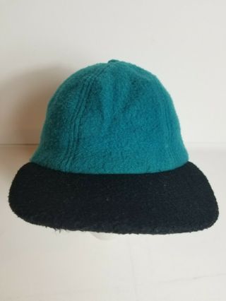 Rare Vintage Columbia Sportswear Wool Hat Cap 70s 80s Made In Usa Large Xl Blue