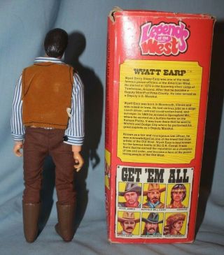 Vintage Woolsworth WoolCo Legends of the West Wyatt Earp Figure w Box 3