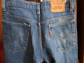 31x32 Fit True Vtg 80s Levis 517 Mens Orange Tab Bootcut Raw Denim Jeans Usa