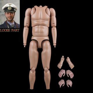 Did D80148 1/6 Scale Wwii German U - Boat Commander Lehmann Figure Body With Hands