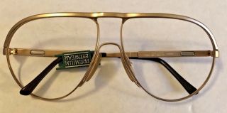 Authentic Rare Vintage Carrera 5305 Matt Gold Eyeglasses Nos Never Worn Germany