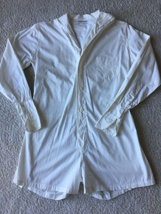 Vintage Mens Antique Homberg Union Suit One Piece Underwear White