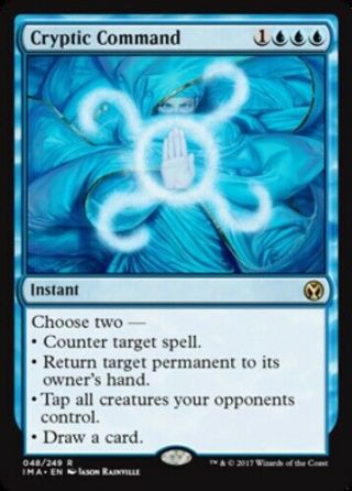 Cryptic Command Near Iconic Masters Mtg Magic Ultimatemtg Blue Card