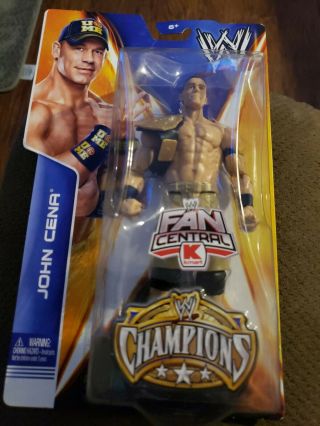 Rare Wwe Mattel Fan Central John Cena Kmart Exclusive With Belt