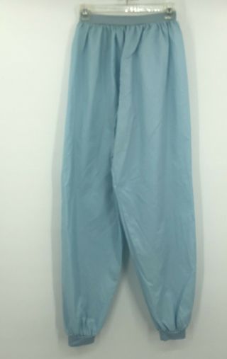 Vintage Parachute Pants 80’s Aerobics Star Styled Blue Track Sz L
