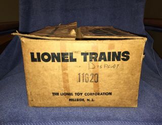 1968 Lionel 11620 Promotional Set Outfit Box Only Ccomplete One