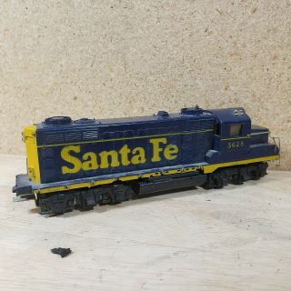 Ho Train Engine Mantua / Tyco Santa Fe No.  5628 - As - Is