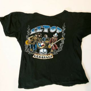 Vintage 1980 Ac/dc,  Zz Top Concert Shirt Toledo Speedway Jam Rare