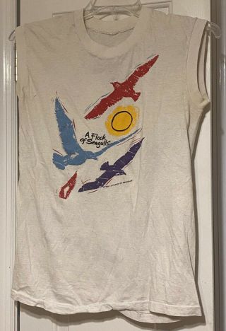 Vintage 80s A Flock Of Seagulls Listen World Tour 1983 Shirt Screen Stars
