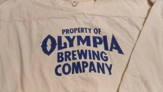 Vintage - 1980s Olympia Brewing Co Jersey - Xl - - Rare