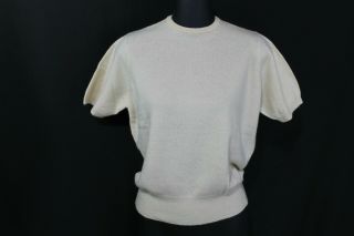 Vtg Nos W Tags 1950s 60s Hadley Cashmere Sweater Bombshell Rockabilly W30 " B38 "