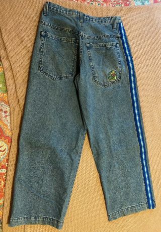vintage 90s JNCO jeans 34 x 32 Sidewinder 175 Made In USA Wide Leg 2