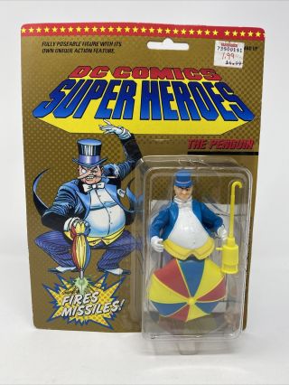 1989 Dc Comics Heroes The Penguin Action Figure Toy Biz Vintage Batman