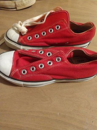 Vintage Converse Shoes Made In Usa Kids Size 3