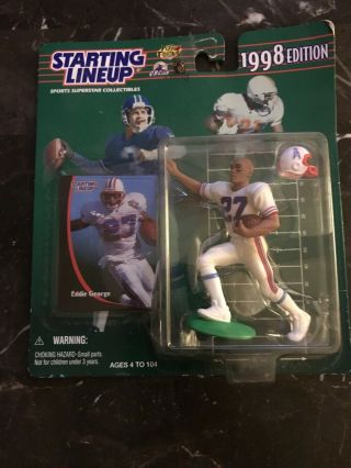 Eddie George - Starting Lineup - 1998 Edition Action Figure & Special Edition Card