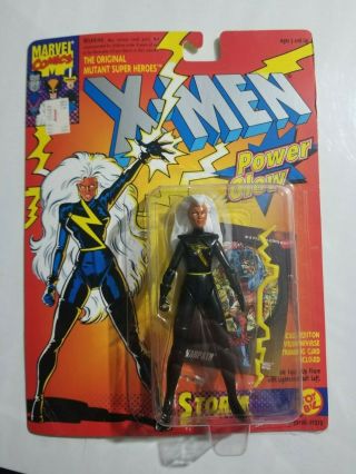 Moc 1993 Toy Biz Marvel Comics X - Men Storm Action Figure W/ Power Glow